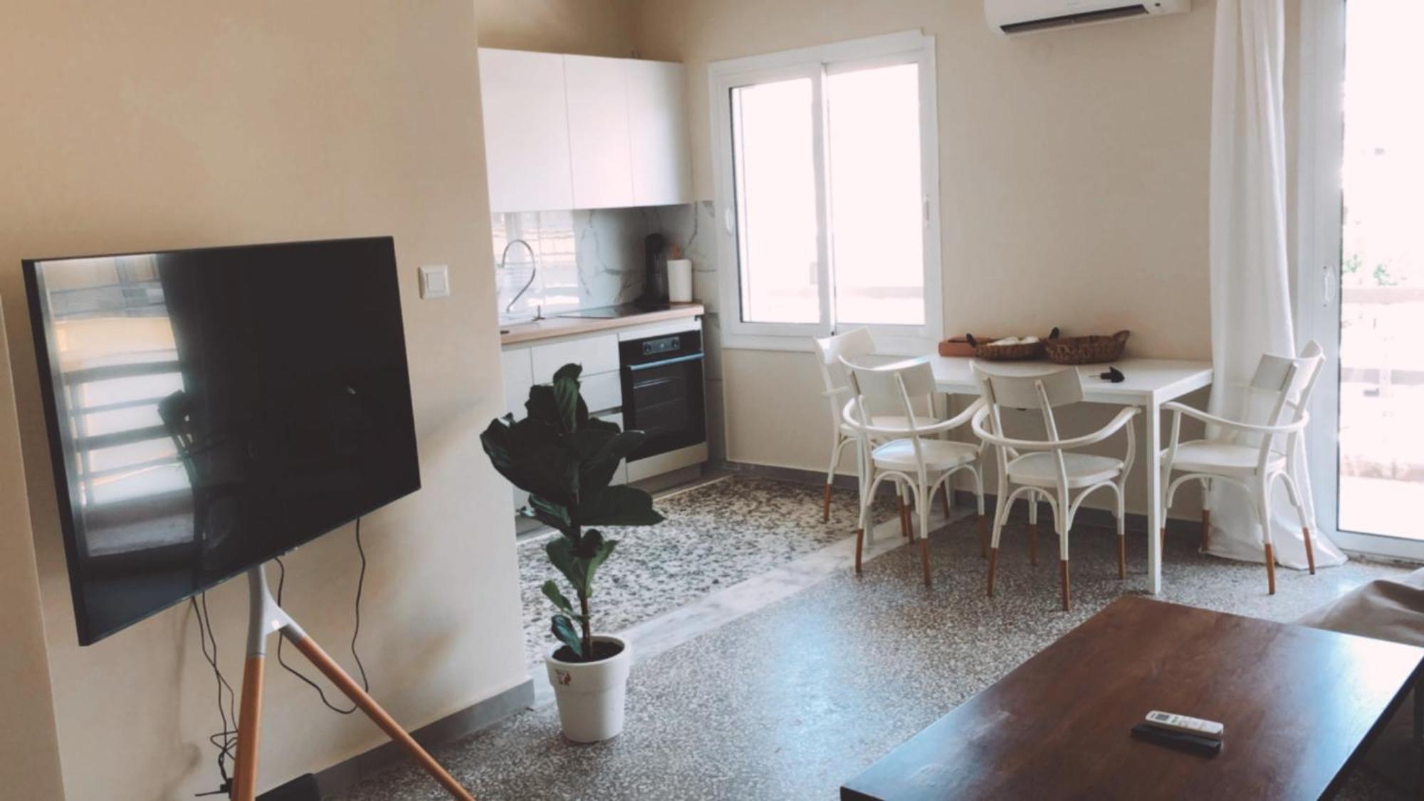 Mz Apartment Néa Péramos Bagian luar foto