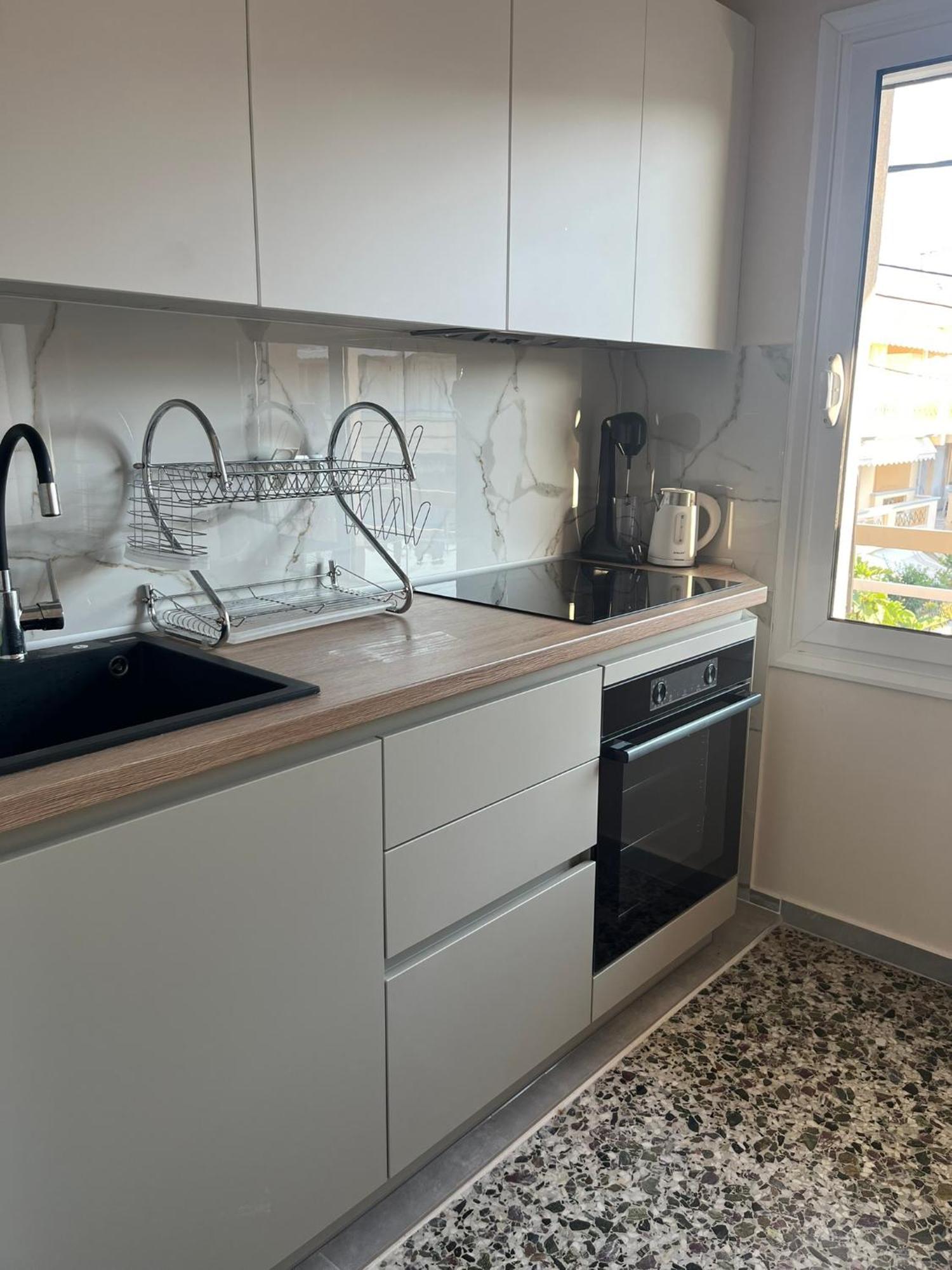 Mz Apartment Néa Péramos Bagian luar foto