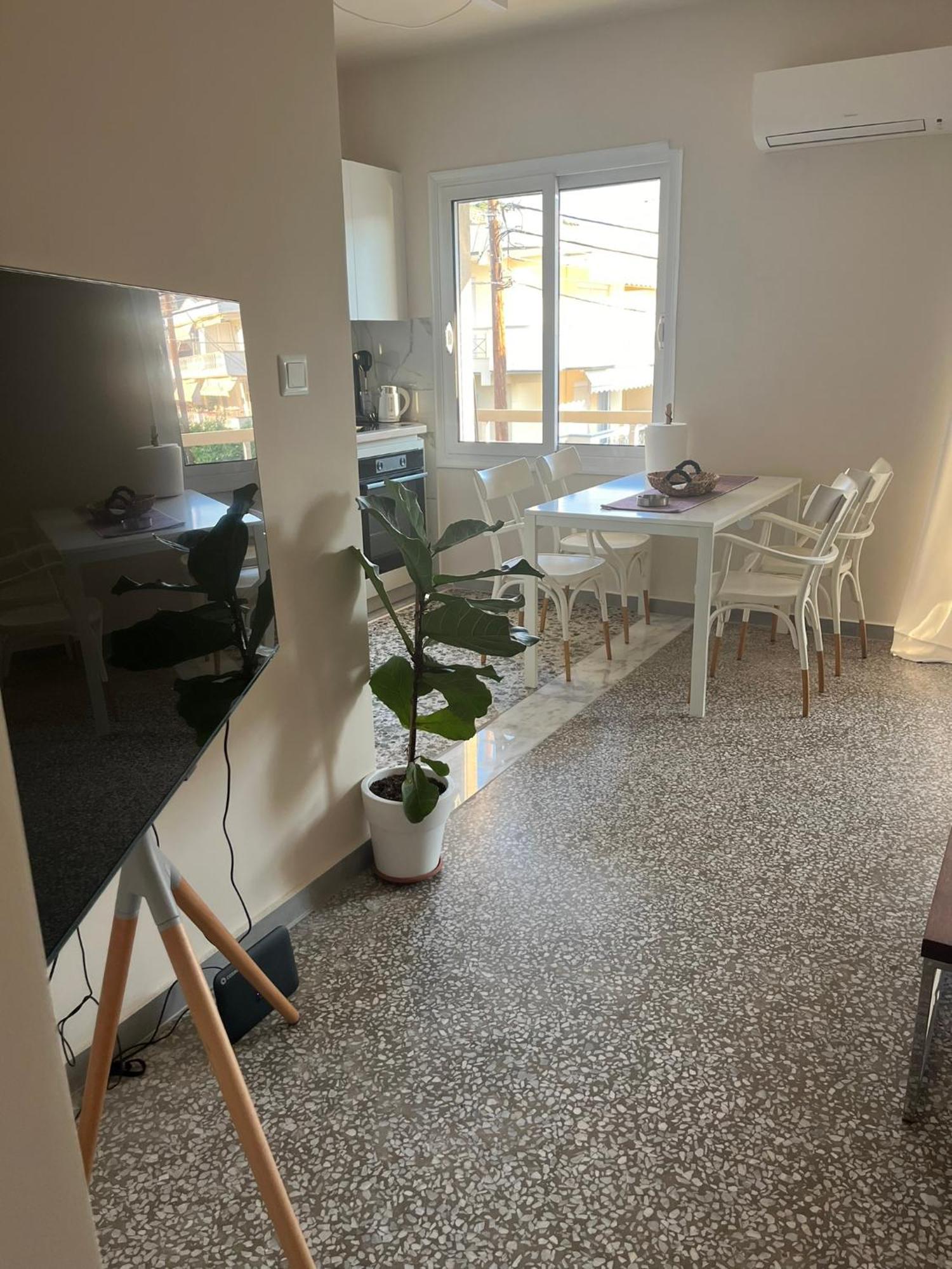 Mz Apartment Néa Péramos Bagian luar foto