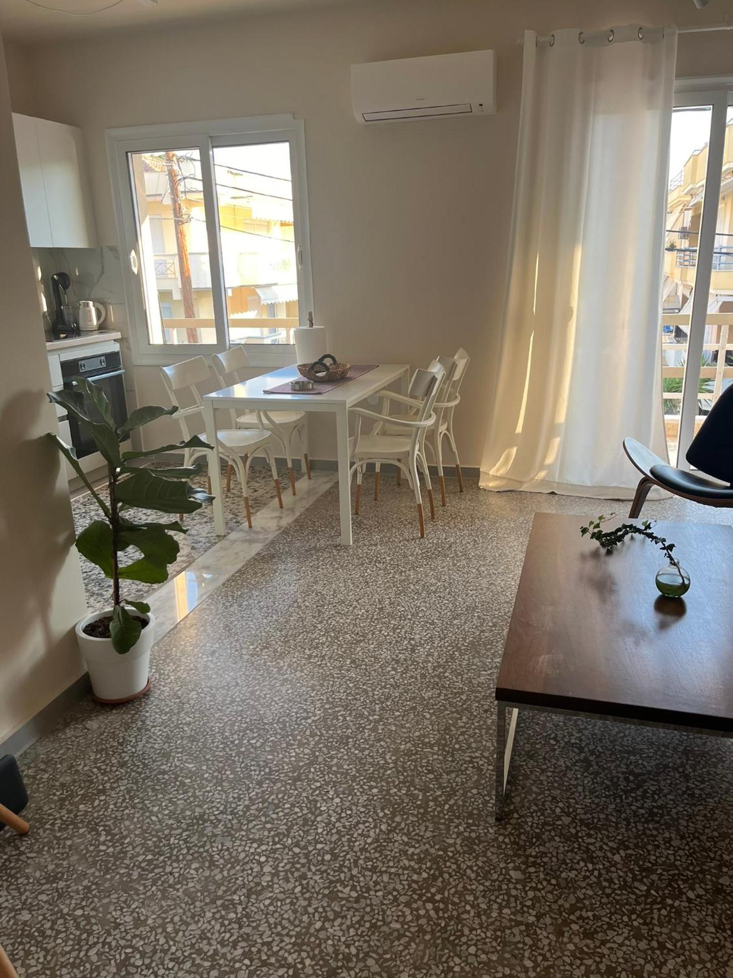 Mz Apartment Néa Péramos Bagian luar foto